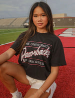 Razorback 80's Script Tee