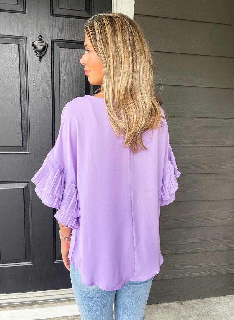 Savannah Ruffle Blouse