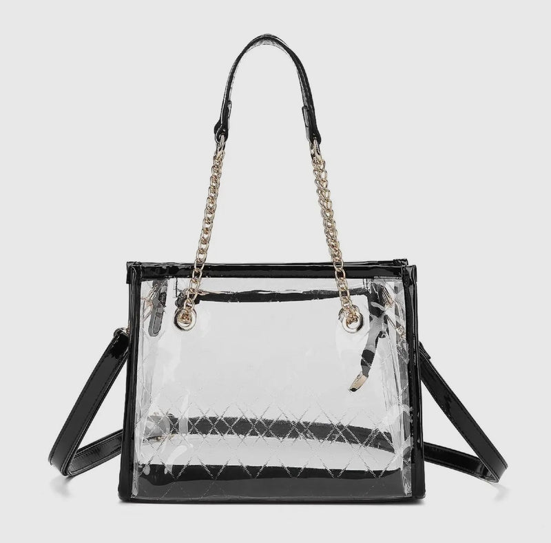 Carissa Clear Chain Mini Bag