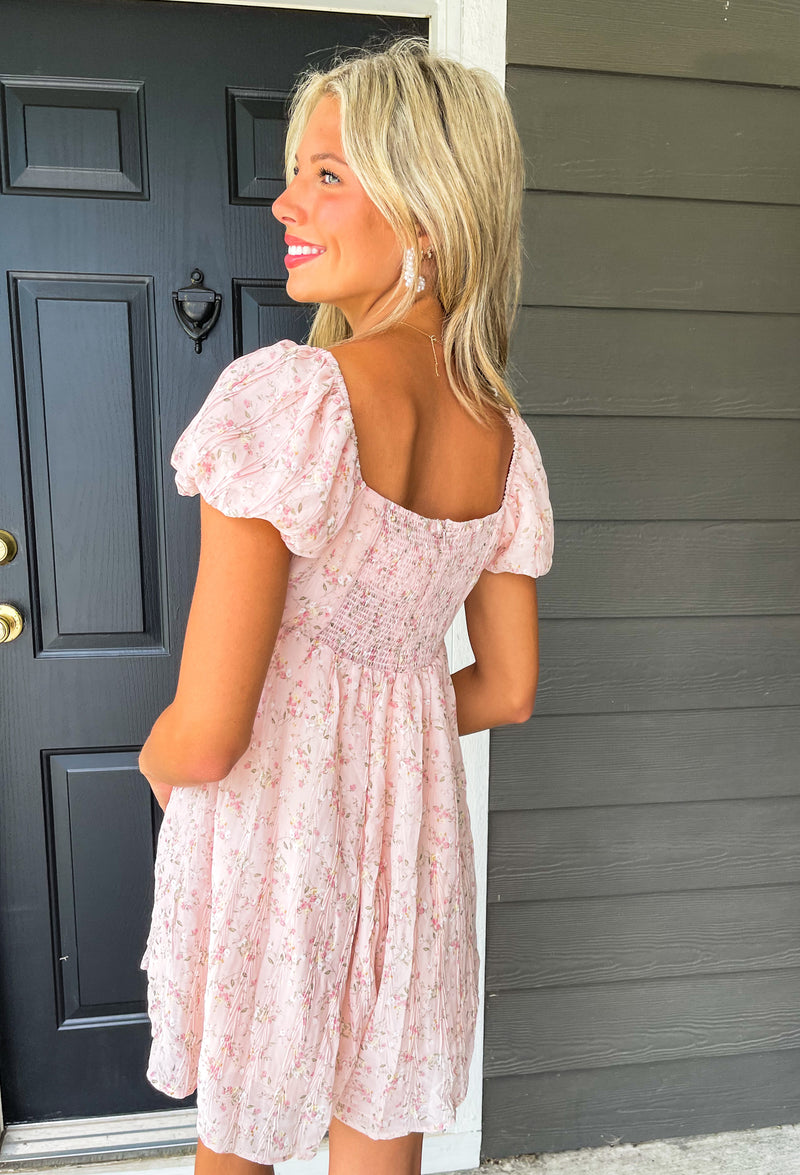 Smocked Floral Romper