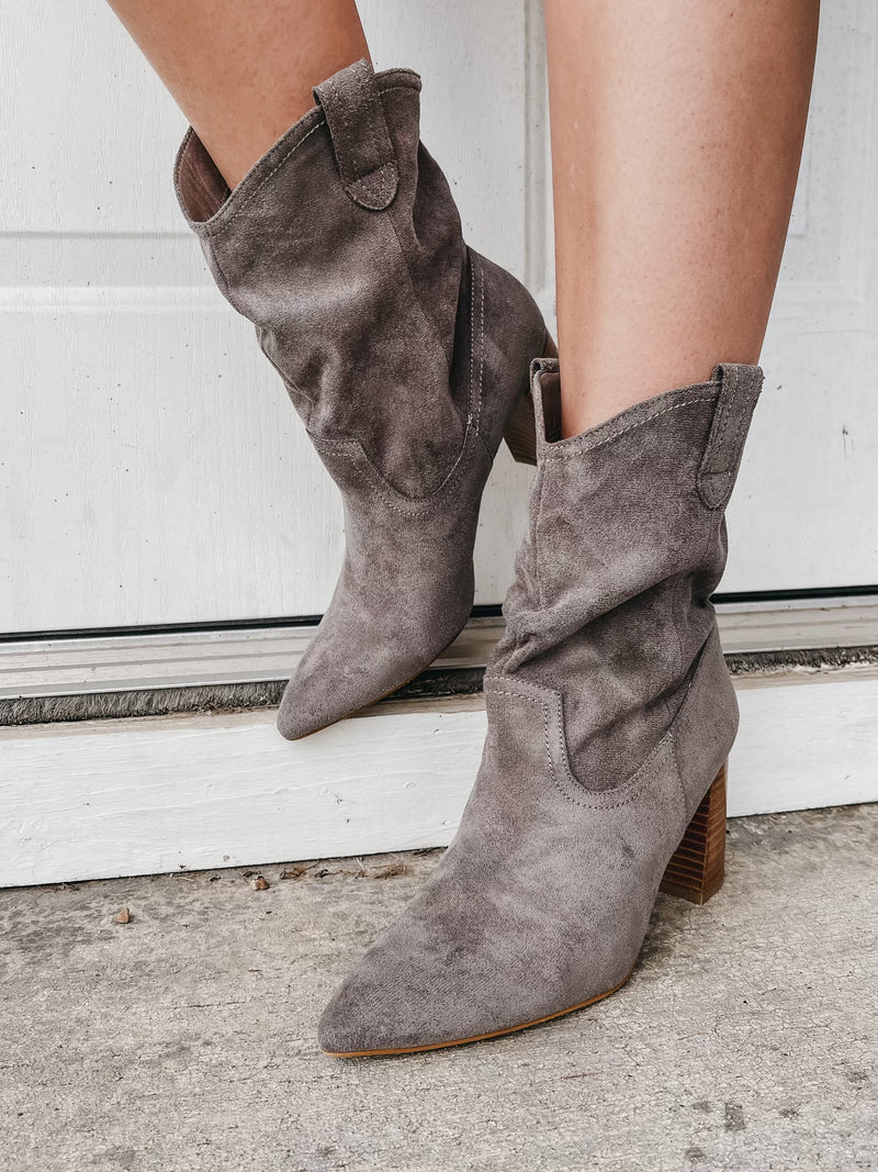 Grey Bootie