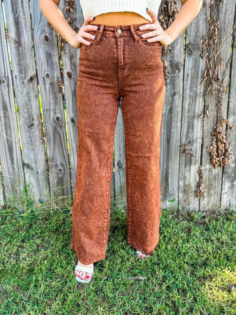 Pumpkin Spice Retro Jeans