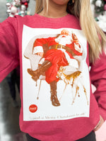 Vintage Santa Sweatshirt