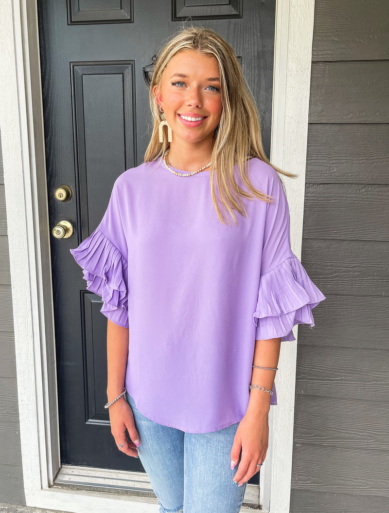 Savannah Ruffle Blouse