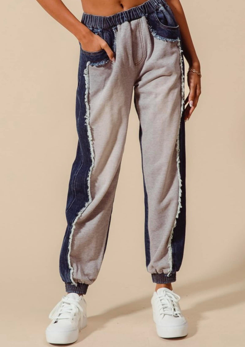 Natalie Distressed Joggers