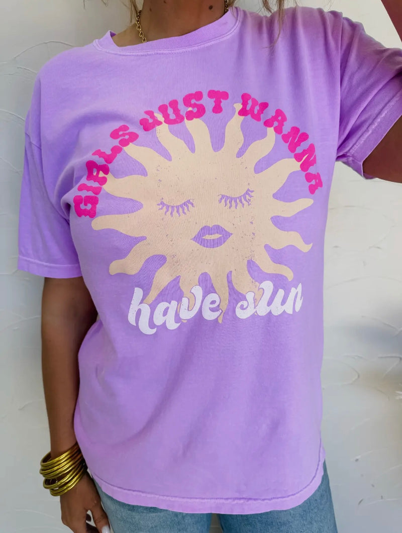 Girls Just Wanna Have Sun Tee